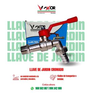 Llave de Jardín cromado