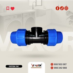 Tee Rosaca Hembra HDPE