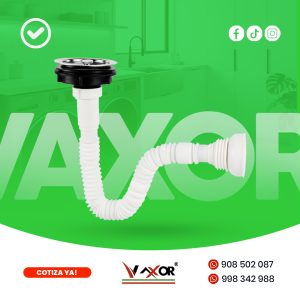 Trampa Flexible con Desagüe de 4¨